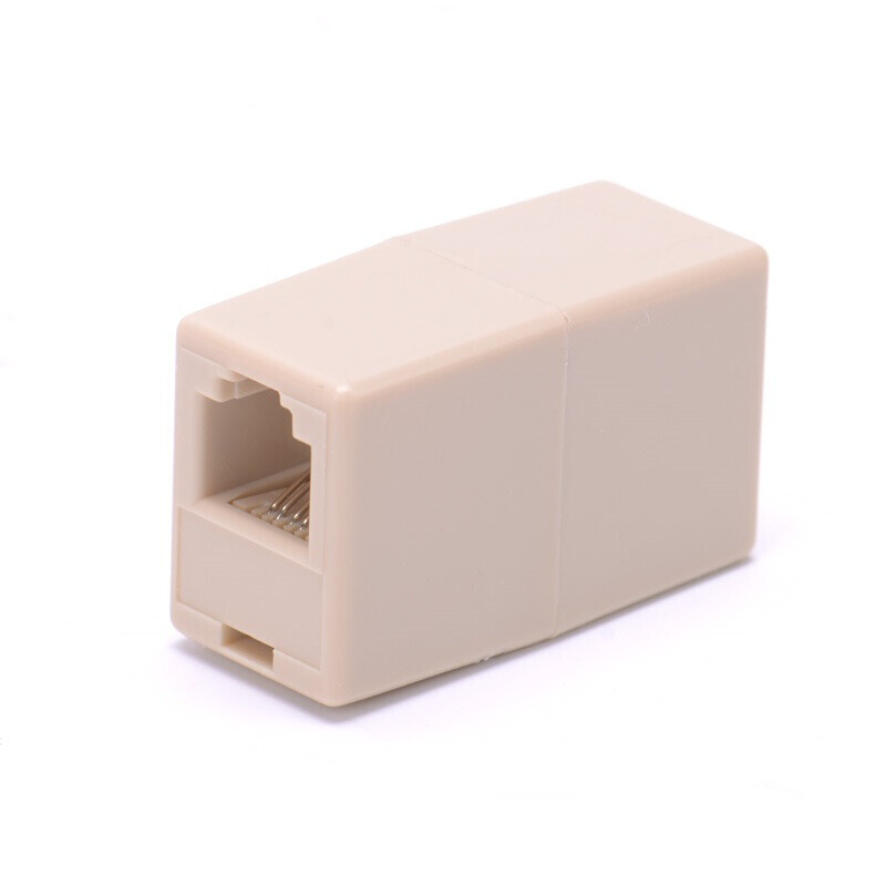 威迅VDD-B01-Y RJ11直通头 精致小配件，解决电话线延长大问题